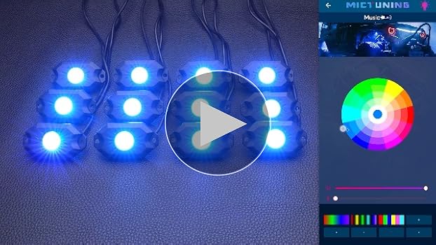 Amazon.com: MICTUNING 2025 Upgraded CM RGB Rock Lights Kits